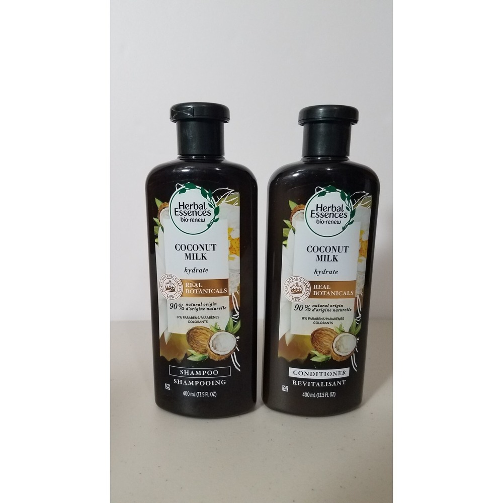 Herbal Essences Bio Renew Hydrate Coconut Milk Shampoo & Conditioner 13.5 oz NEW